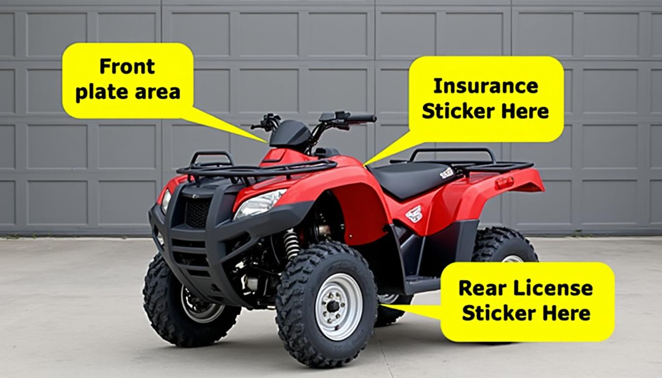 découvrez où placer correctement la vignette d’assurance sur votre quad, afin de respecter la réglementation et assurer une parfaite visibilité lors de vos déplacements.