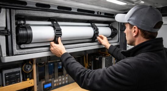 découvrez comment ranger votre écran de projection dans votre véhicule sans l'abîmer grâce à notre méthode simple et efficace.