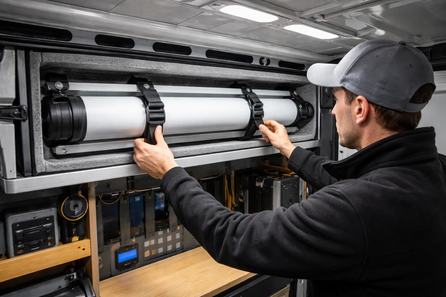 découvrez comment ranger votre écran de projection dans votre véhicule sans l'abîmer grâce à notre méthode simple et efficace.