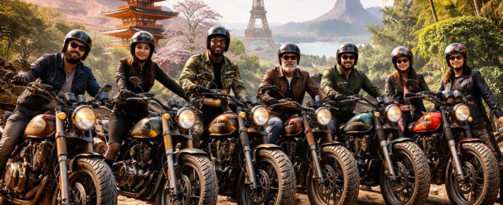 découvrez la pie biker et connectez-vous avec des passionnés du monde entier partageant leur amour pour la moto.