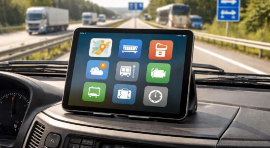 découvrez une sélection d'applications ipad pratiques pour les chauffeurs de camion, facilitant la gestion des trajets, des périodes de repos et des péages.