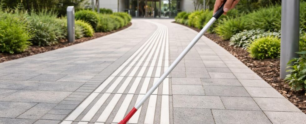 découvrez comment choisir les meilleures bandes de guidage pmr pour l'extérieur de votre établissement afin d'assurer sécurité et accessibilité à tous.
