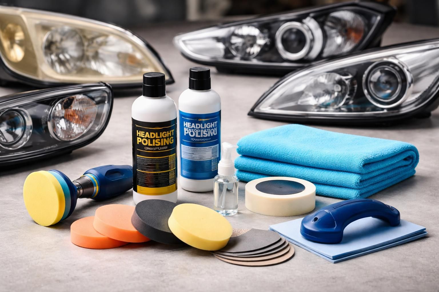 découvrez quel type d'optiques peut être rénové avec un kit de polissage de phare et comment choisir le produit adapté pour retrouver des phares clairs et efficaces.