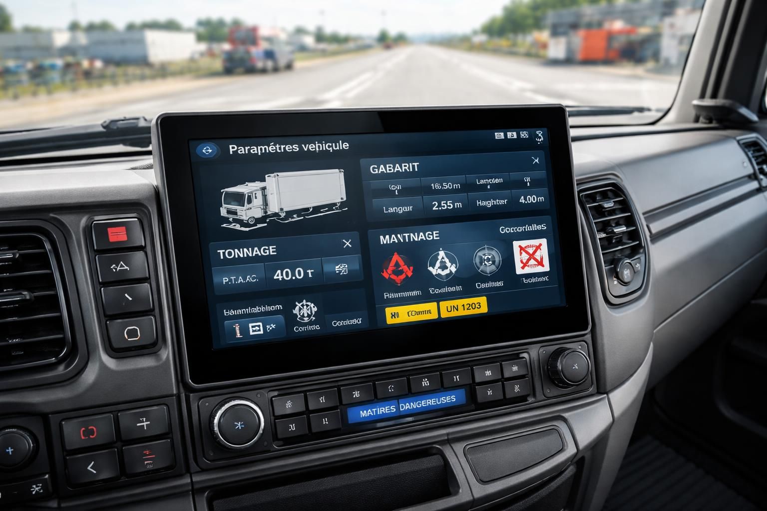 découvrez comment paramétrer facilement votre gps poids lourds en configurant le gabarit, le tonnage et la gestion des matières dangereuses pour un trajet sécurisé et conforme.