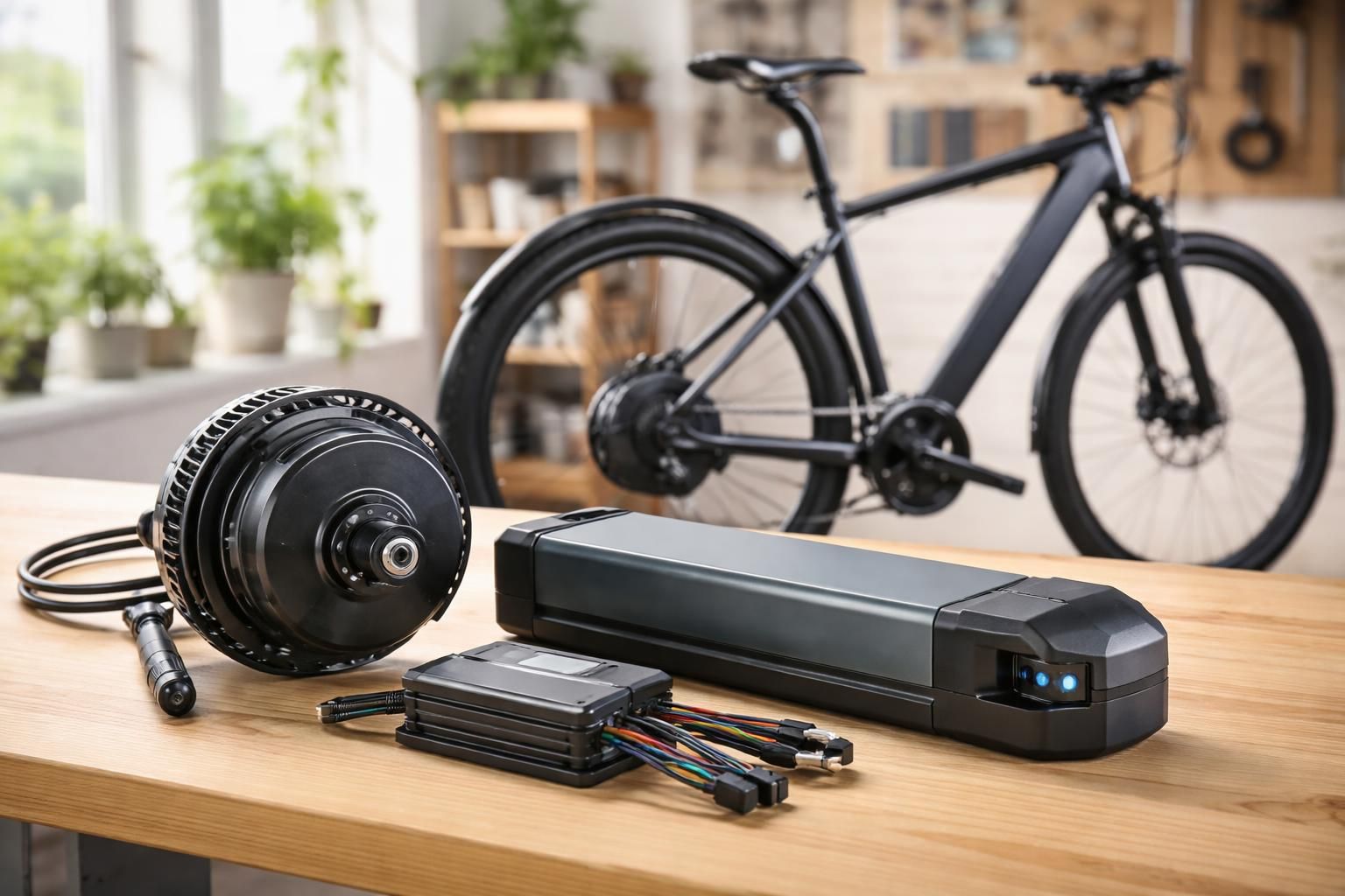 découvrez comment choisir le kit moteur idéal pour votre vélo électrique en tenant compte de la puissance et de la capacité de la batterie pour une performance optimale.